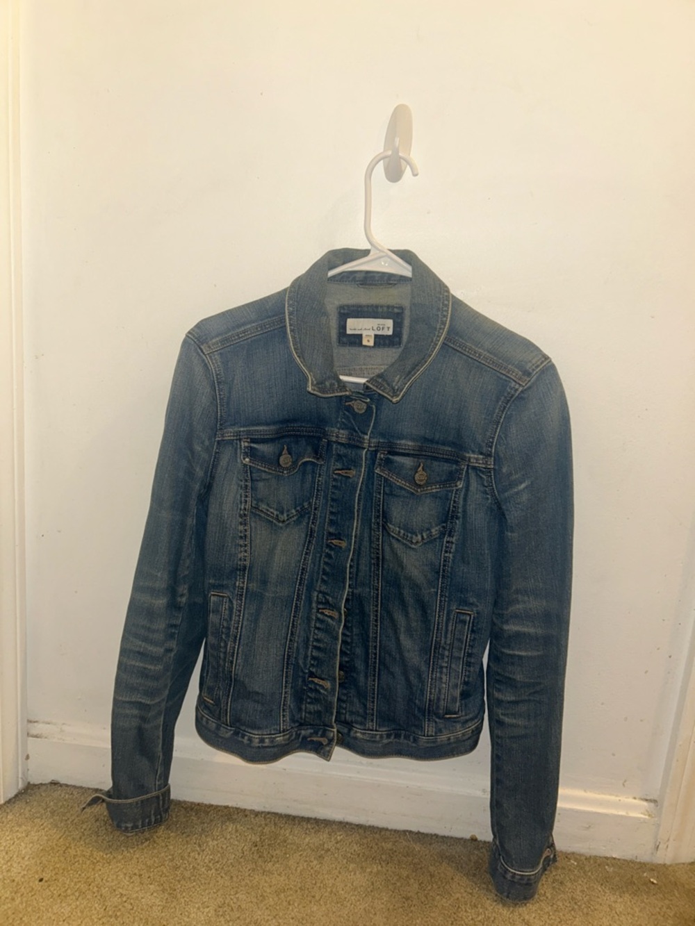LOFT Dark Blue Denim Jacket